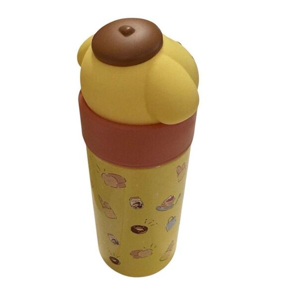 MINISO Sanrio Pom Pom Purin Stainless Steel Insulated Water Bottle 350ml Yellow - Picture 3 of 11